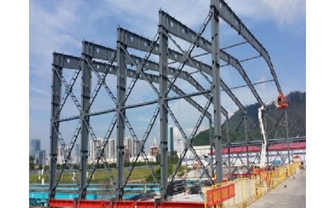 深圳前海50米跨可移動防風棚